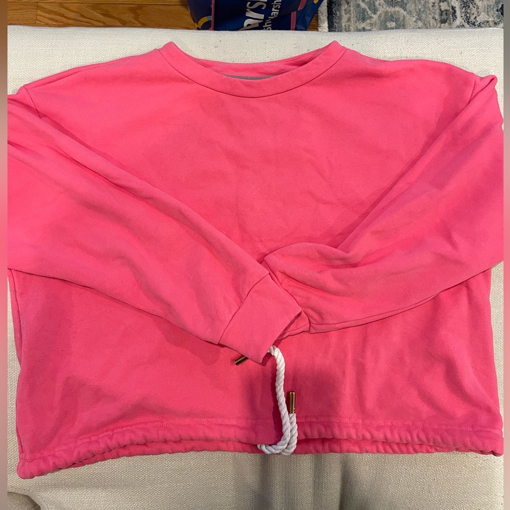 Le Superbe hot pink crew neck